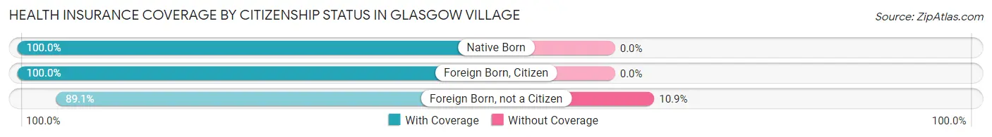 Health Insurance Coverage by Citizenship Status in Glasgow Village