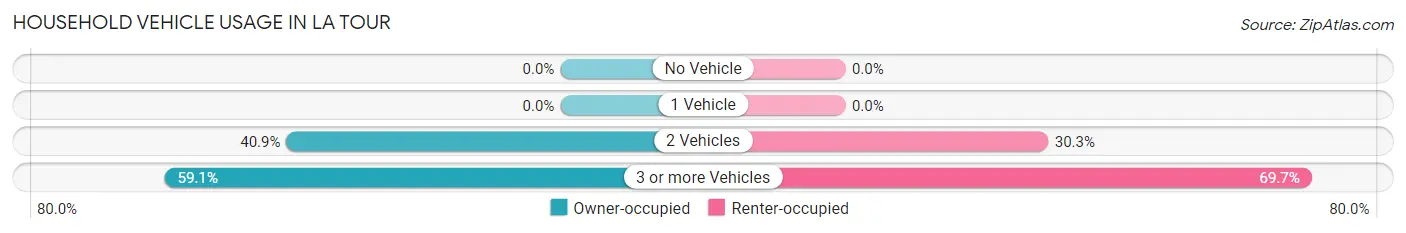 Household Vehicle Usage in La Tour
