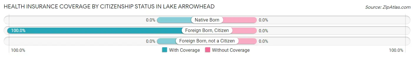 Health Insurance Coverage by Citizenship Status in Lake Arrowhead