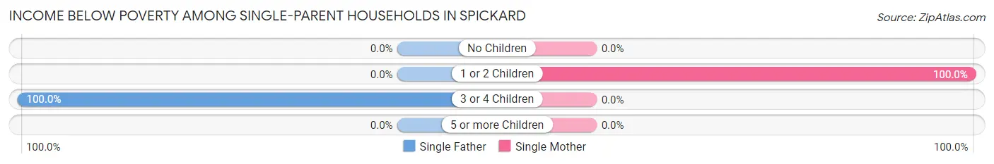 Income Below Poverty Among Single-Parent Households in Spickard