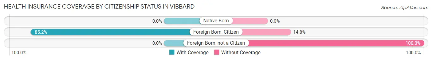 Health Insurance Coverage by Citizenship Status in Vibbard
