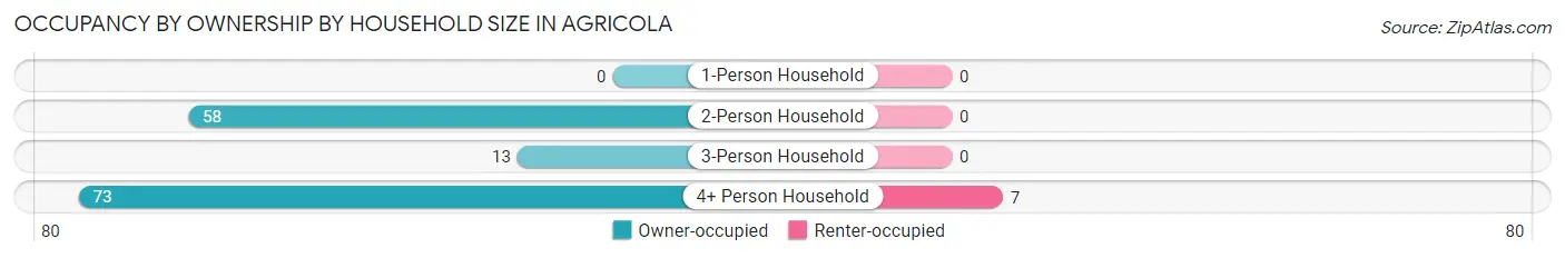 Occupancy by Ownership by Household Size in Agricola