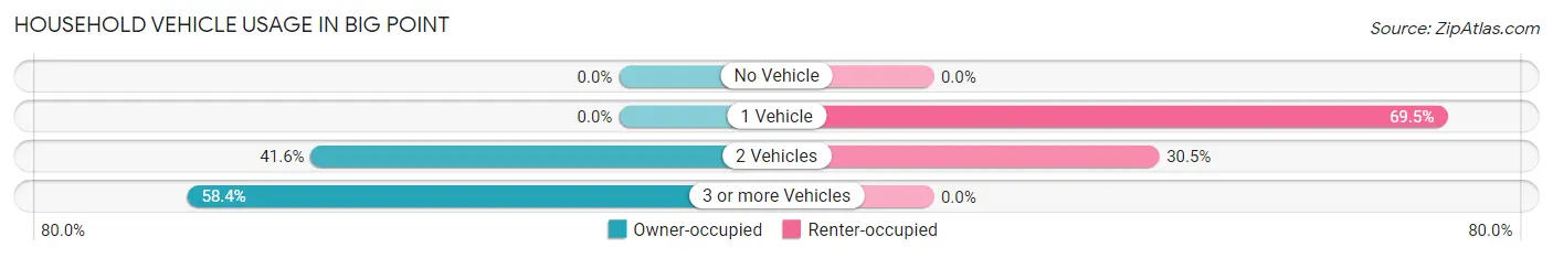Household Vehicle Usage in Big Point
