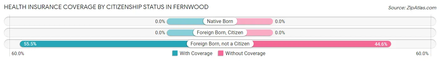 Health Insurance Coverage by Citizenship Status in Fernwood