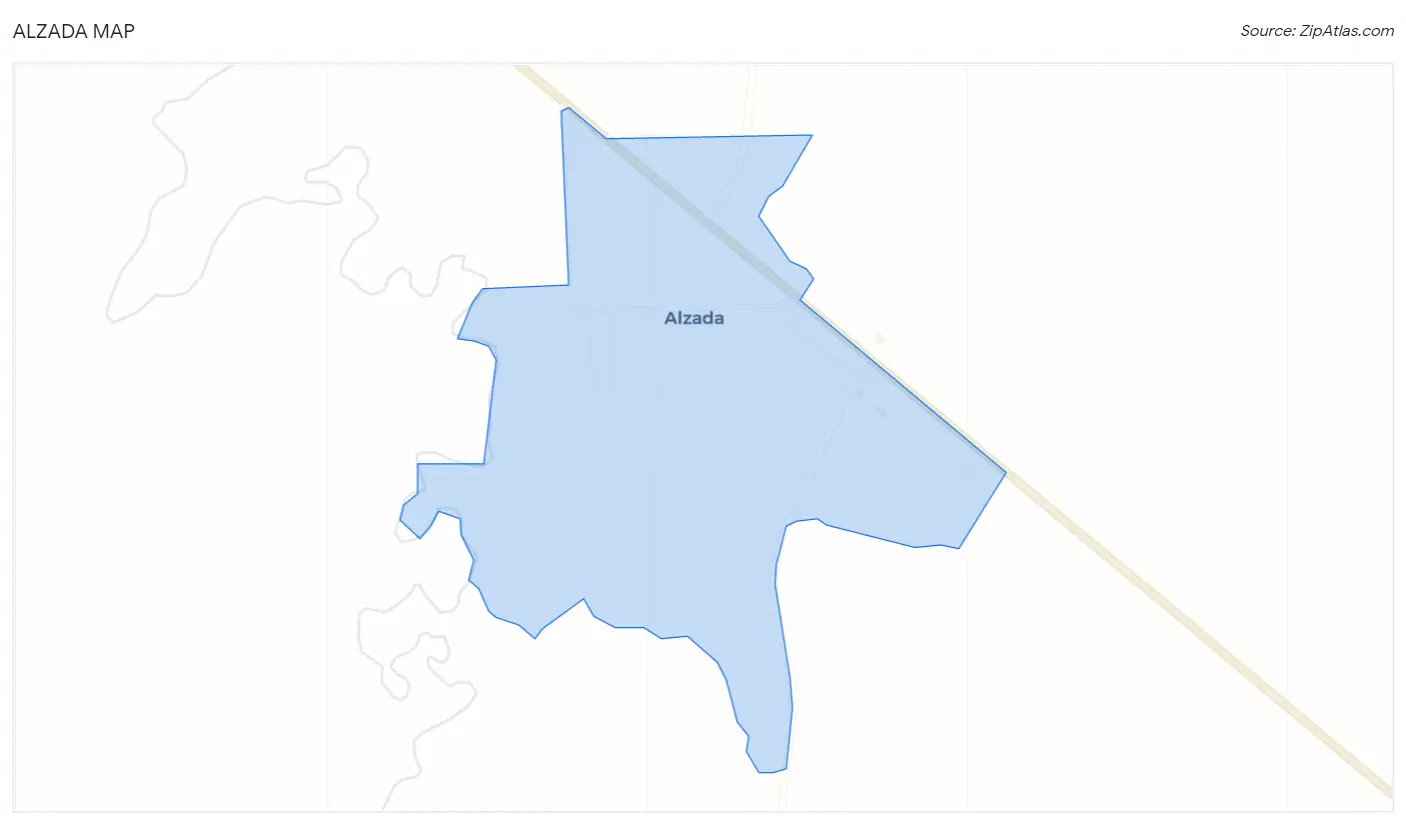 Alzada Map