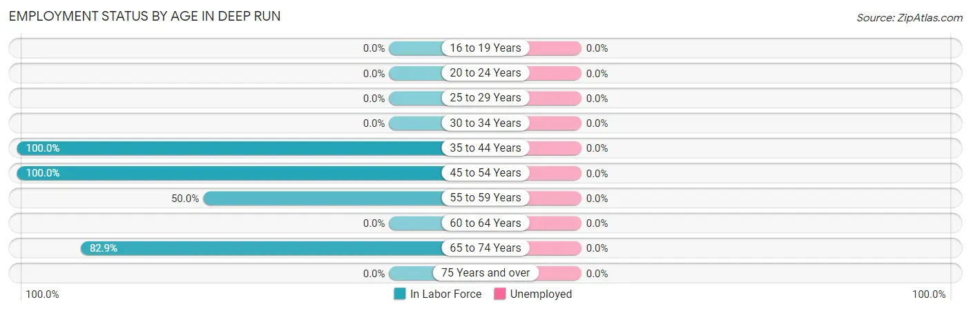 Employment Status by Age in Deep Run