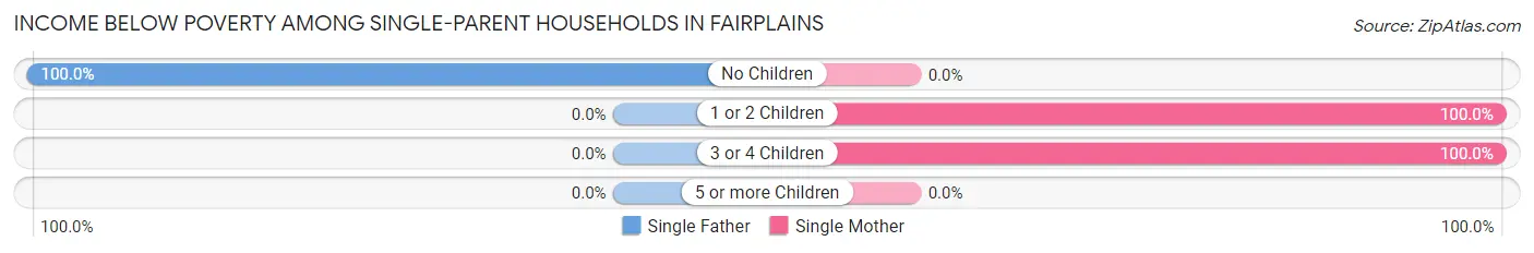 Income Below Poverty Among Single-Parent Households in Fairplains