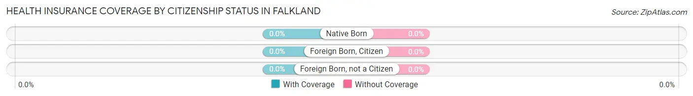 Health Insurance Coverage by Citizenship Status in Falkland