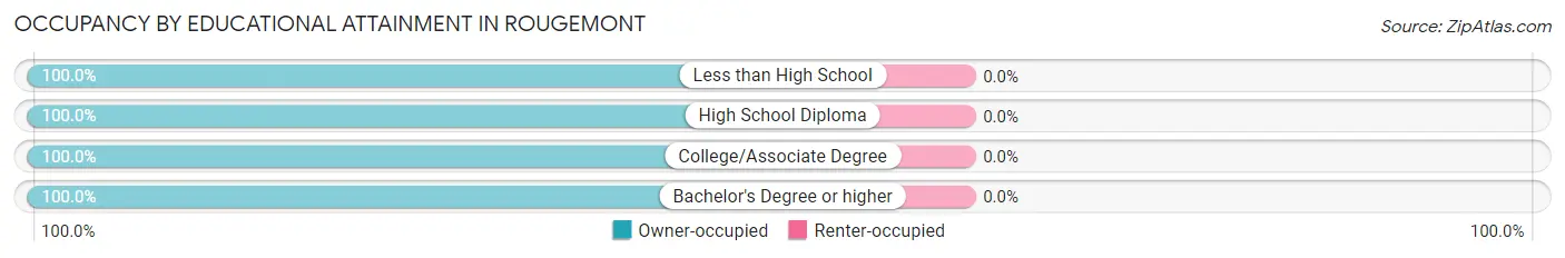 Occupancy by Educational Attainment in Rougemont