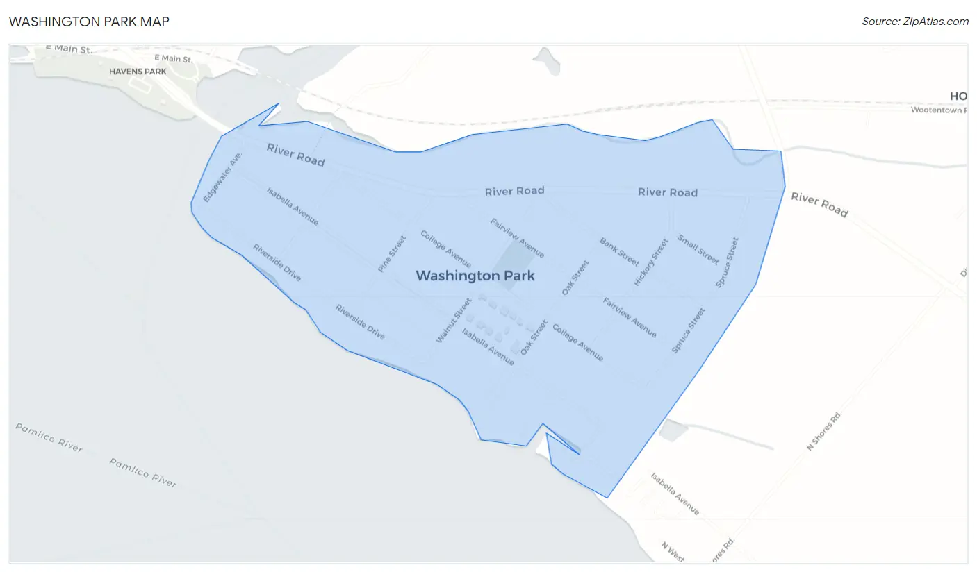 Washington Park Map
