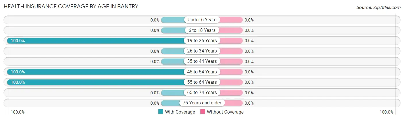 Health Insurance Coverage by Age in Bantry