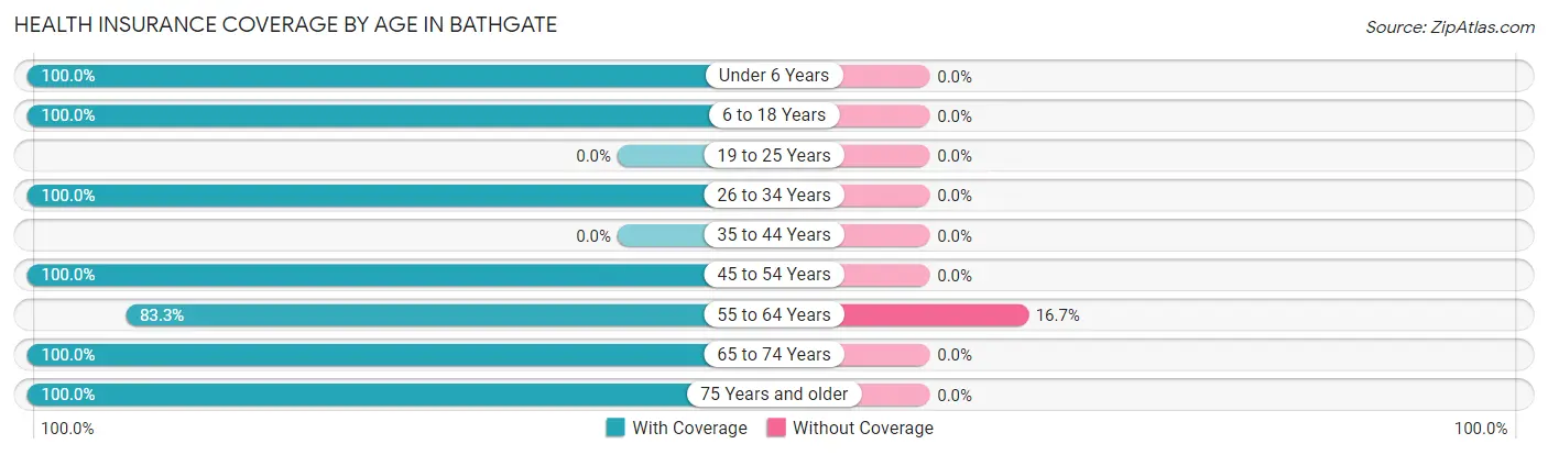 Health Insurance Coverage by Age in Bathgate