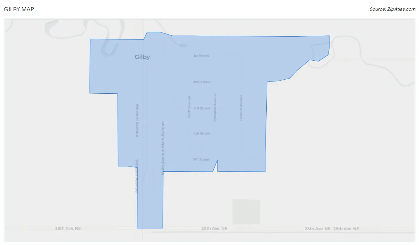 Gilby Map