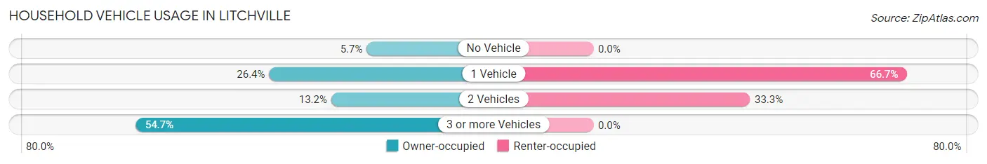 Household Vehicle Usage in Litchville