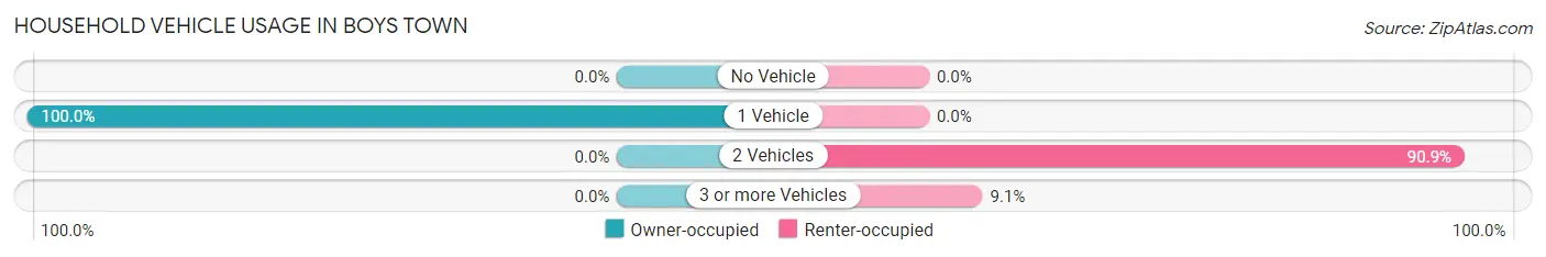 Household Vehicle Usage in Boys Town