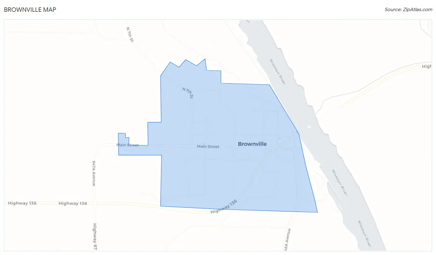 Brownville Map