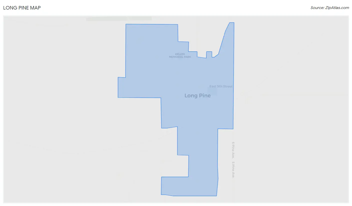 Long Pine Map