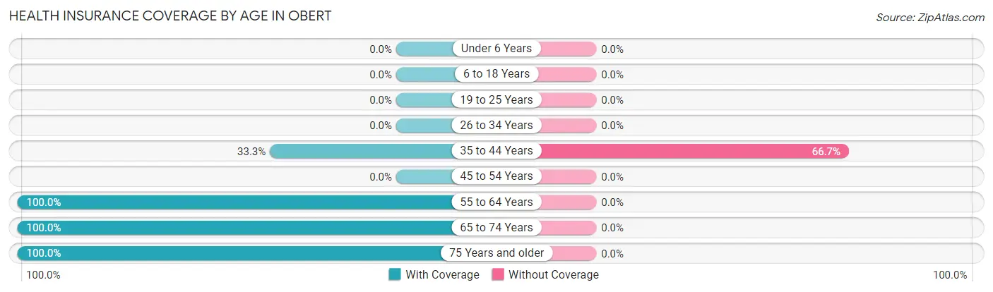 Health Insurance Coverage by Age in Obert