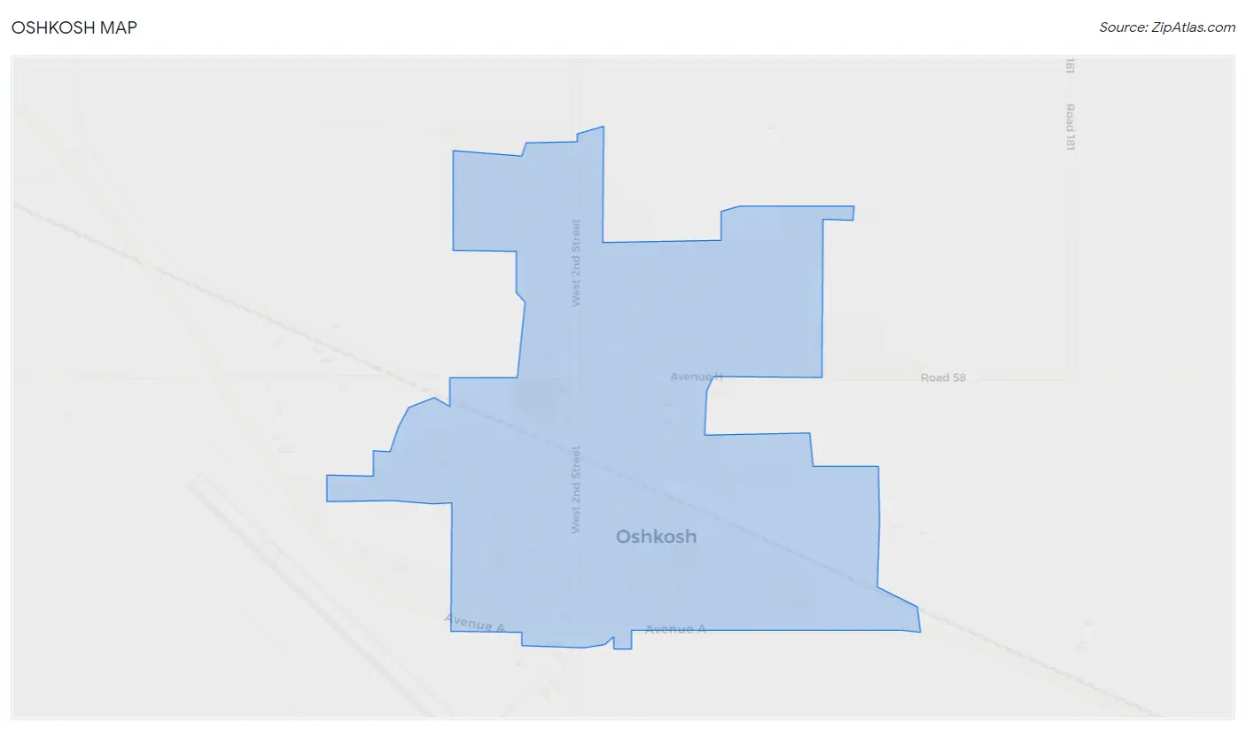 Oshkosh Map