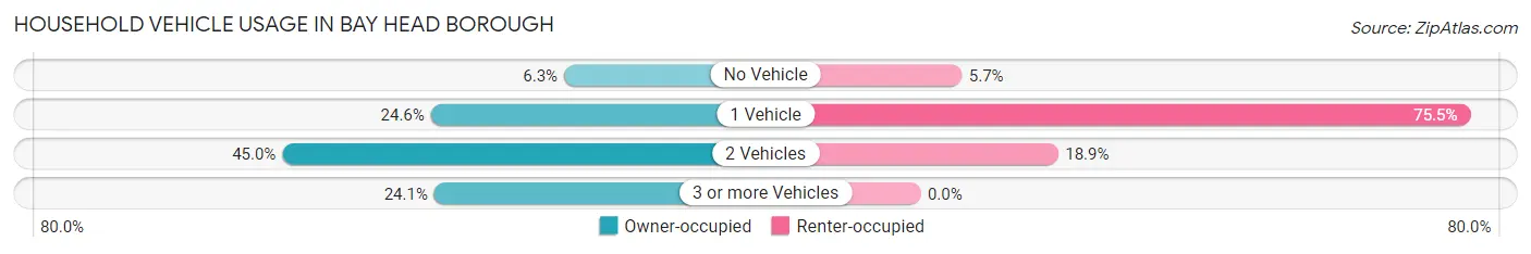 Household Vehicle Usage in Bay Head borough