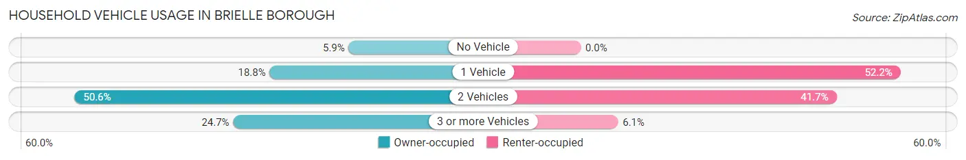 Household Vehicle Usage in Brielle borough