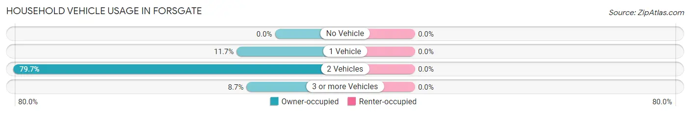 Household Vehicle Usage in Forsgate