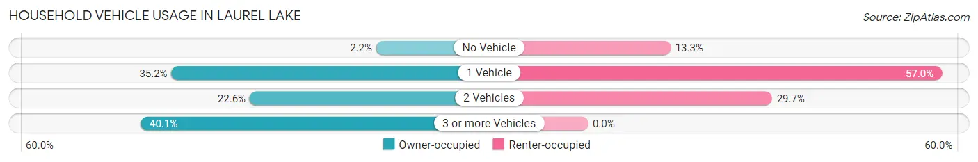 Household Vehicle Usage in Laurel Lake