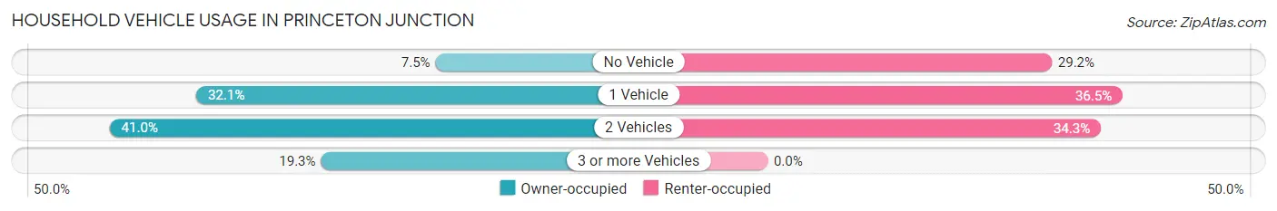 Household Vehicle Usage in Princeton Junction
