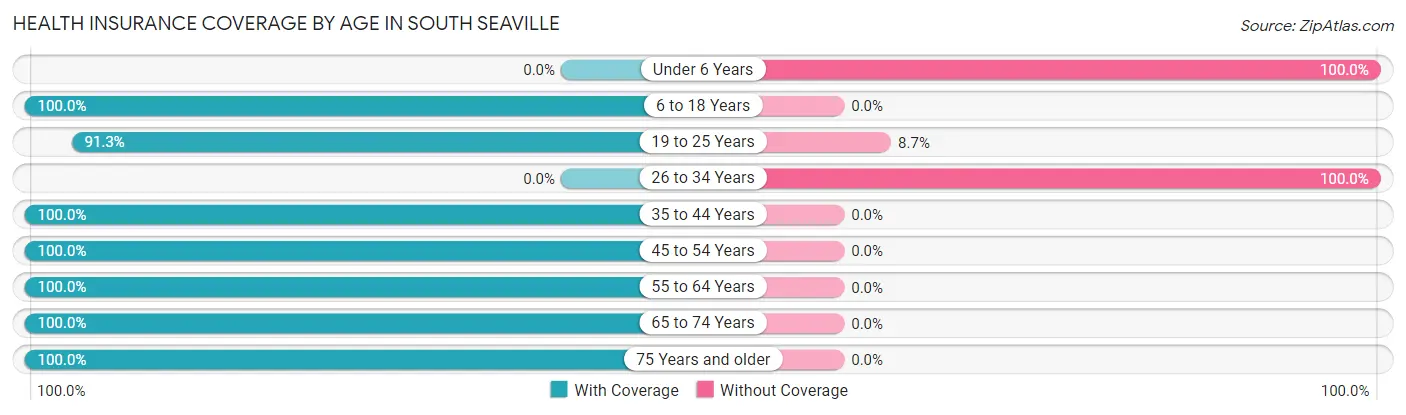 Health Insurance Coverage by Age in South Seaville