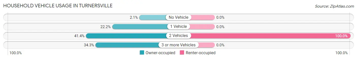 Household Vehicle Usage in Turnersville