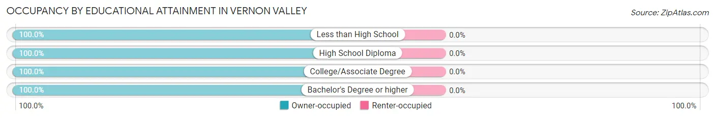 Occupancy by Educational Attainment in Vernon Valley