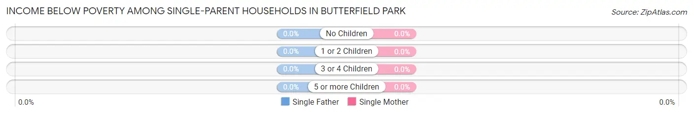 Income Below Poverty Among Single-Parent Households in Butterfield Park