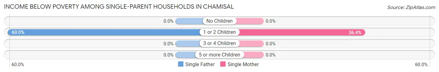 Income Below Poverty Among Single-Parent Households in Chamisal
