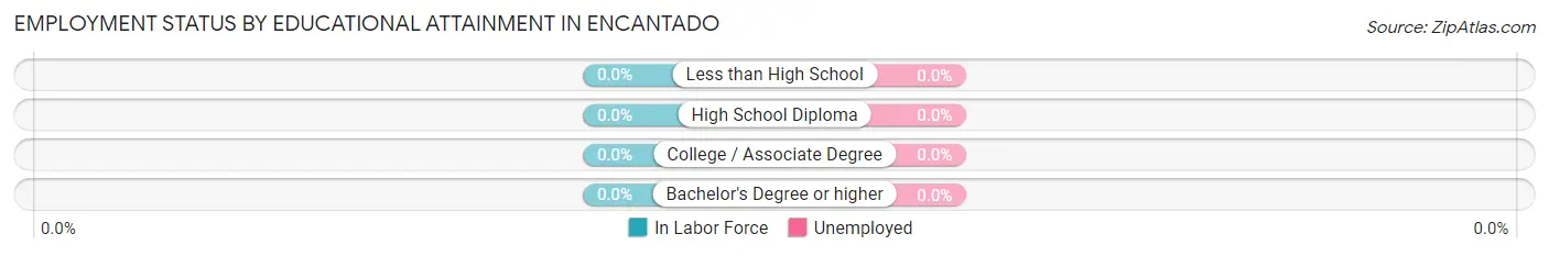 Employment Status by Educational Attainment in Encantado