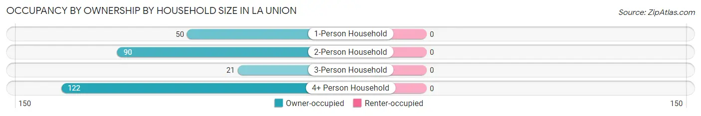 Occupancy by Ownership by Household Size in La Union