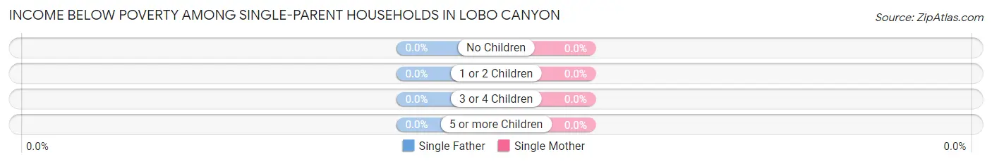 Income Below Poverty Among Single-Parent Households in Lobo Canyon