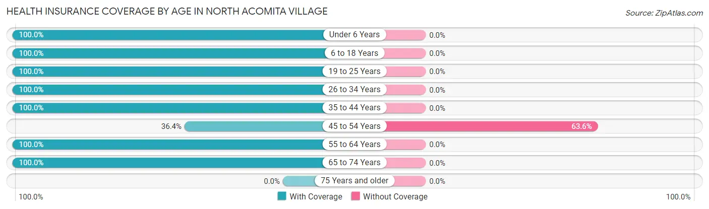 Health Insurance Coverage by Age in North Acomita Village