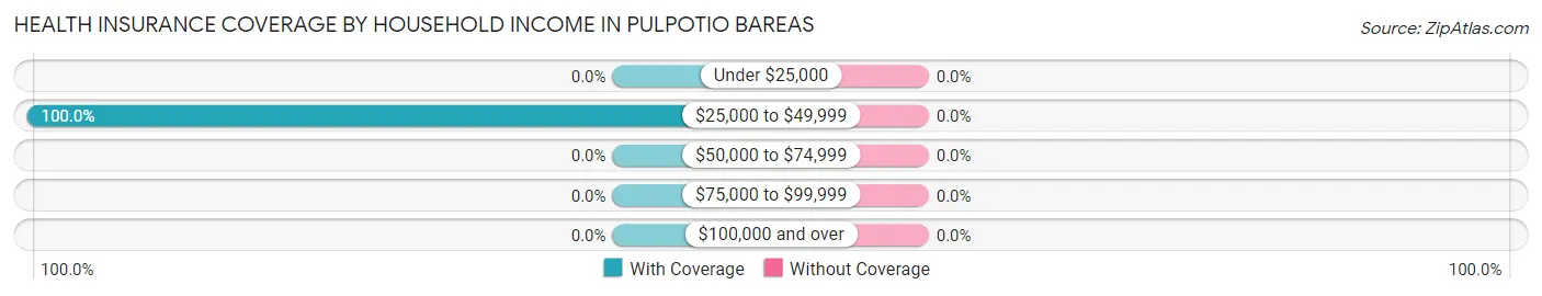 Health Insurance Coverage by Household Income in Pulpotio Bareas