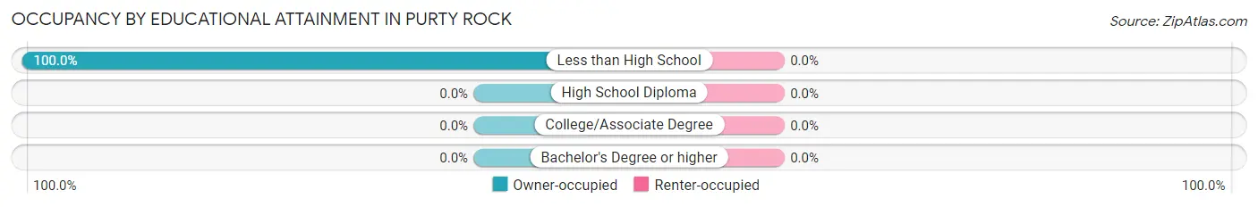 Occupancy by Educational Attainment in Purty Rock