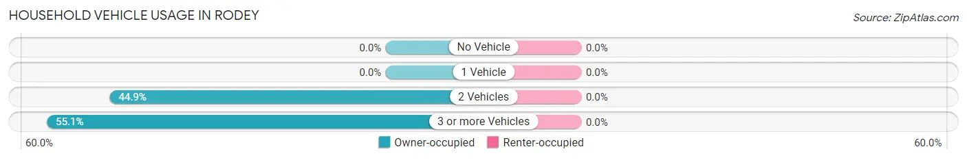 Household Vehicle Usage in Rodey
