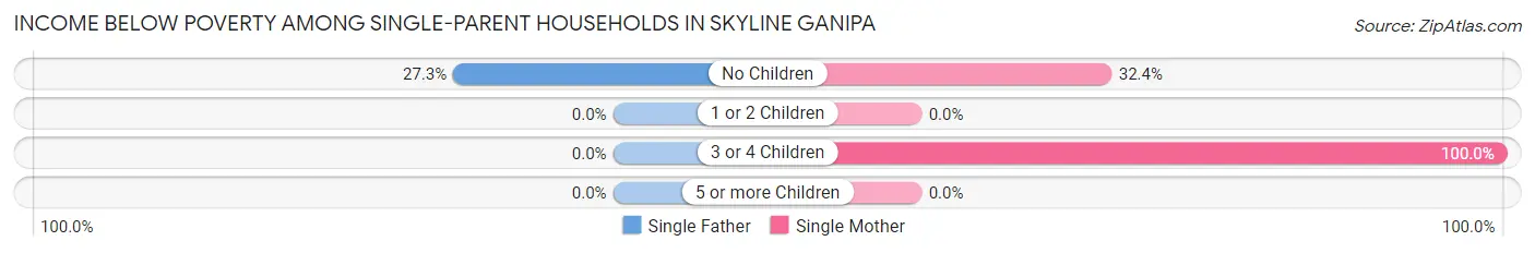 Income Below Poverty Among Single-Parent Households in Skyline Ganipa