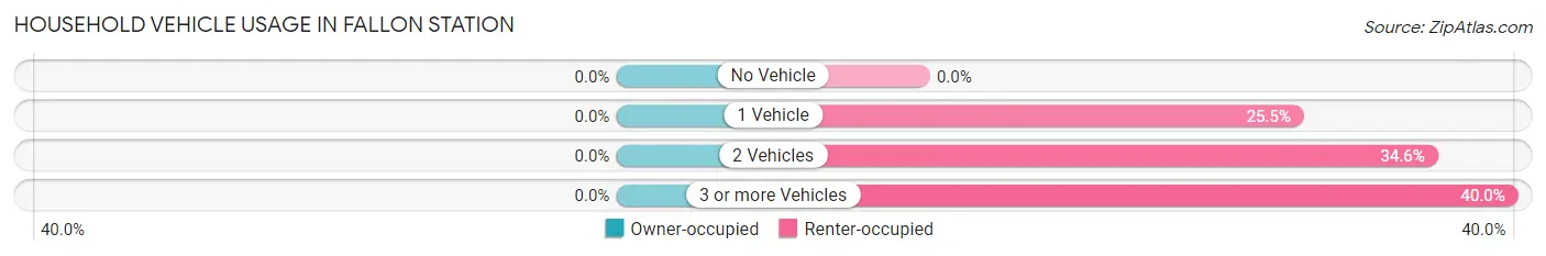 Household Vehicle Usage in Fallon Station