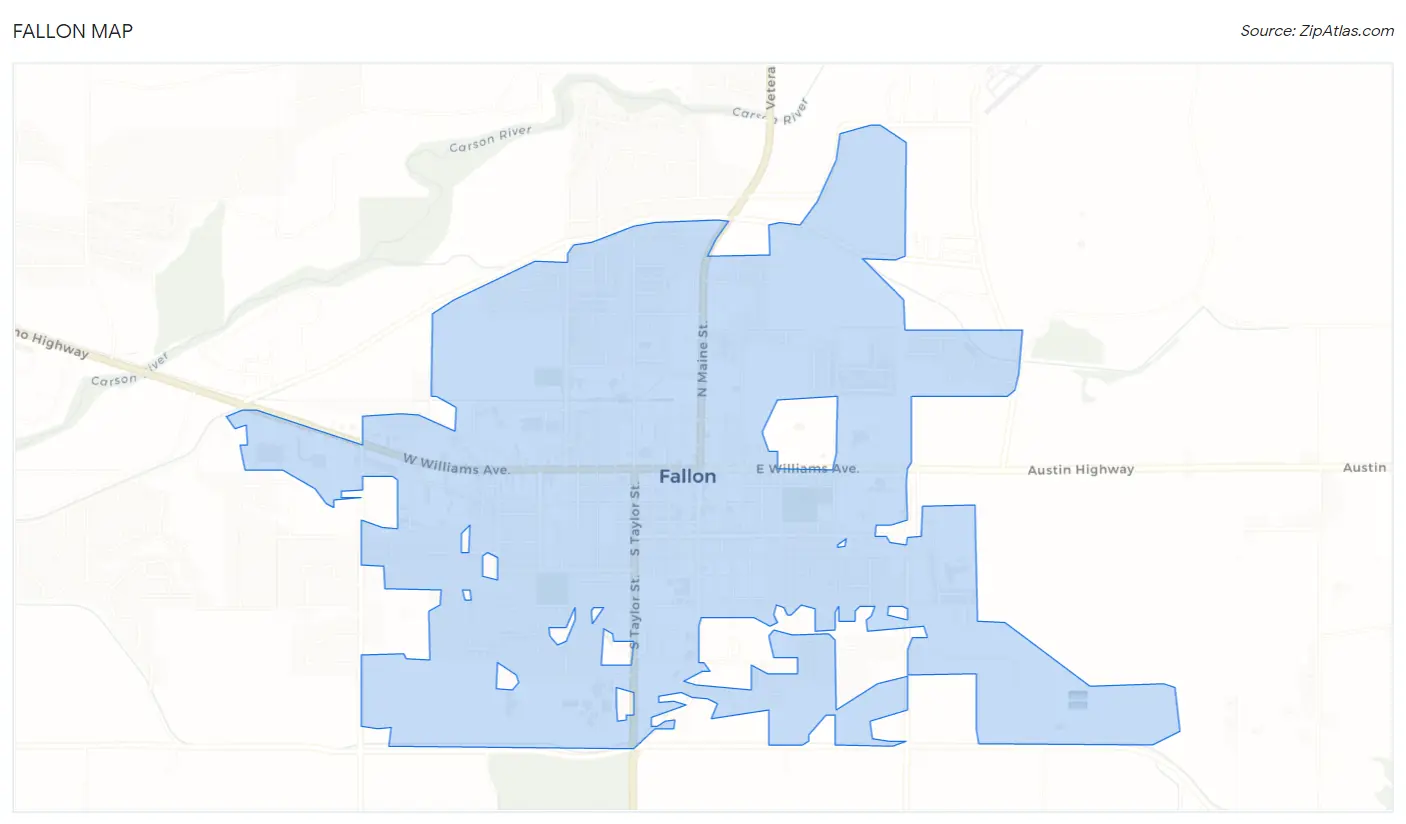 Fallon Map