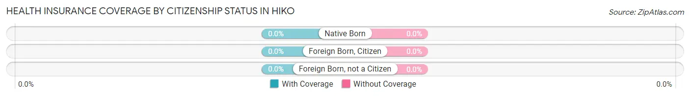 Health Insurance Coverage by Citizenship Status in Hiko