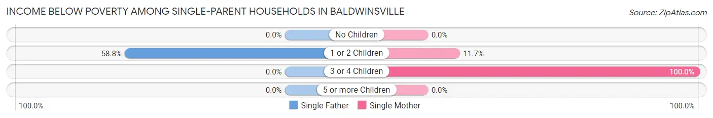 Income Below Poverty Among Single-Parent Households in Baldwinsville