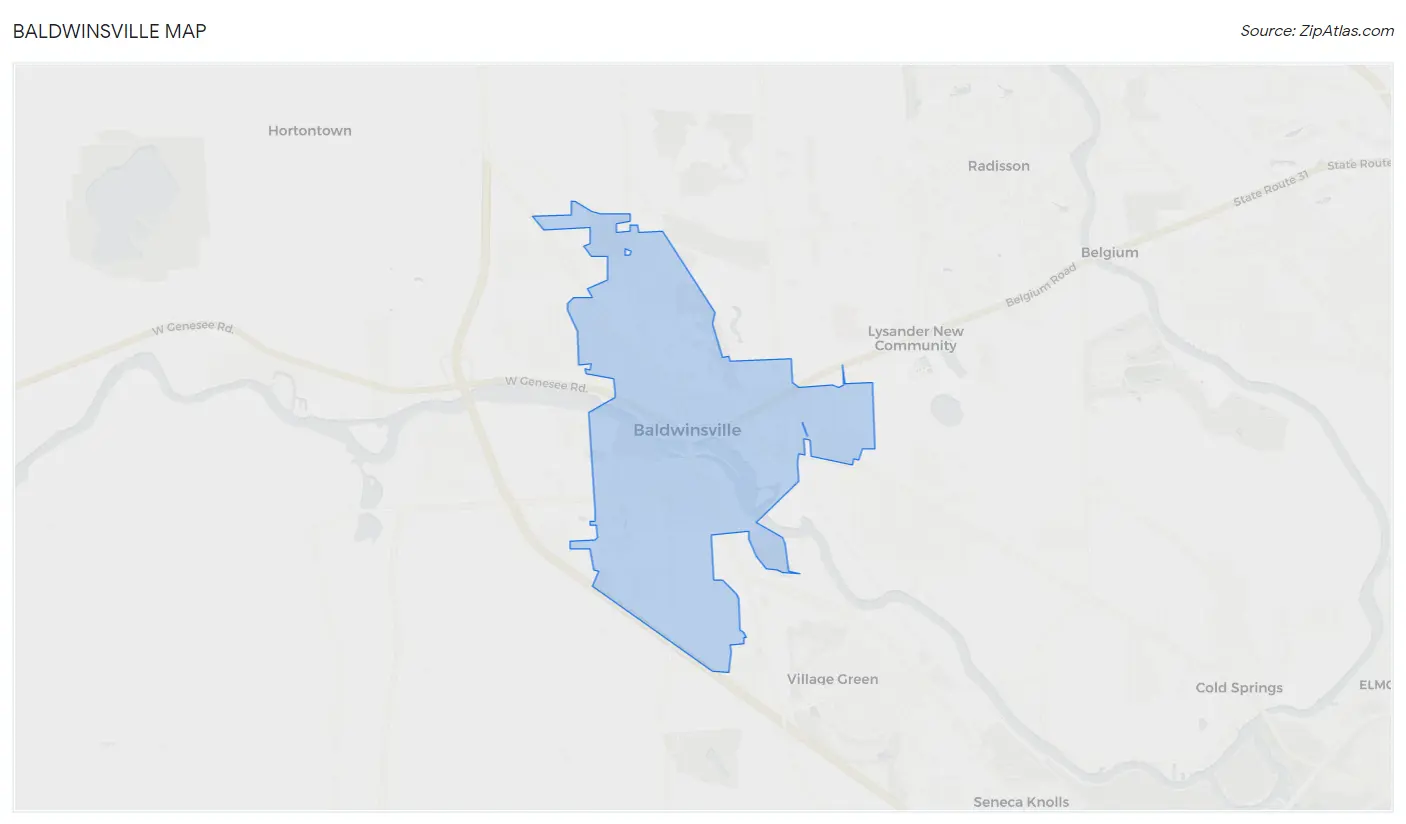 Baldwinsville Map