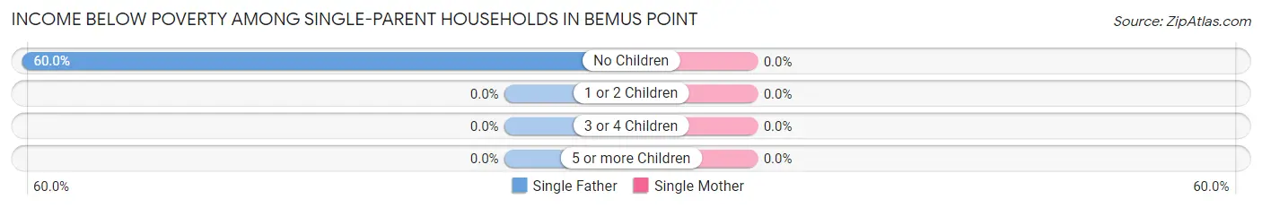 Income Below Poverty Among Single-Parent Households in Bemus Point