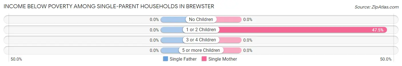 Income Below Poverty Among Single-Parent Households in Brewster
