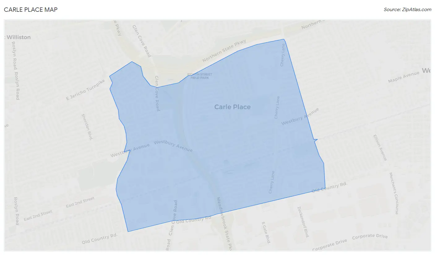 Carle Place Map