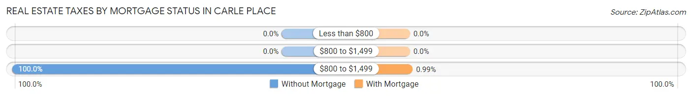 Real Estate Taxes by Mortgage Status in Carle Place